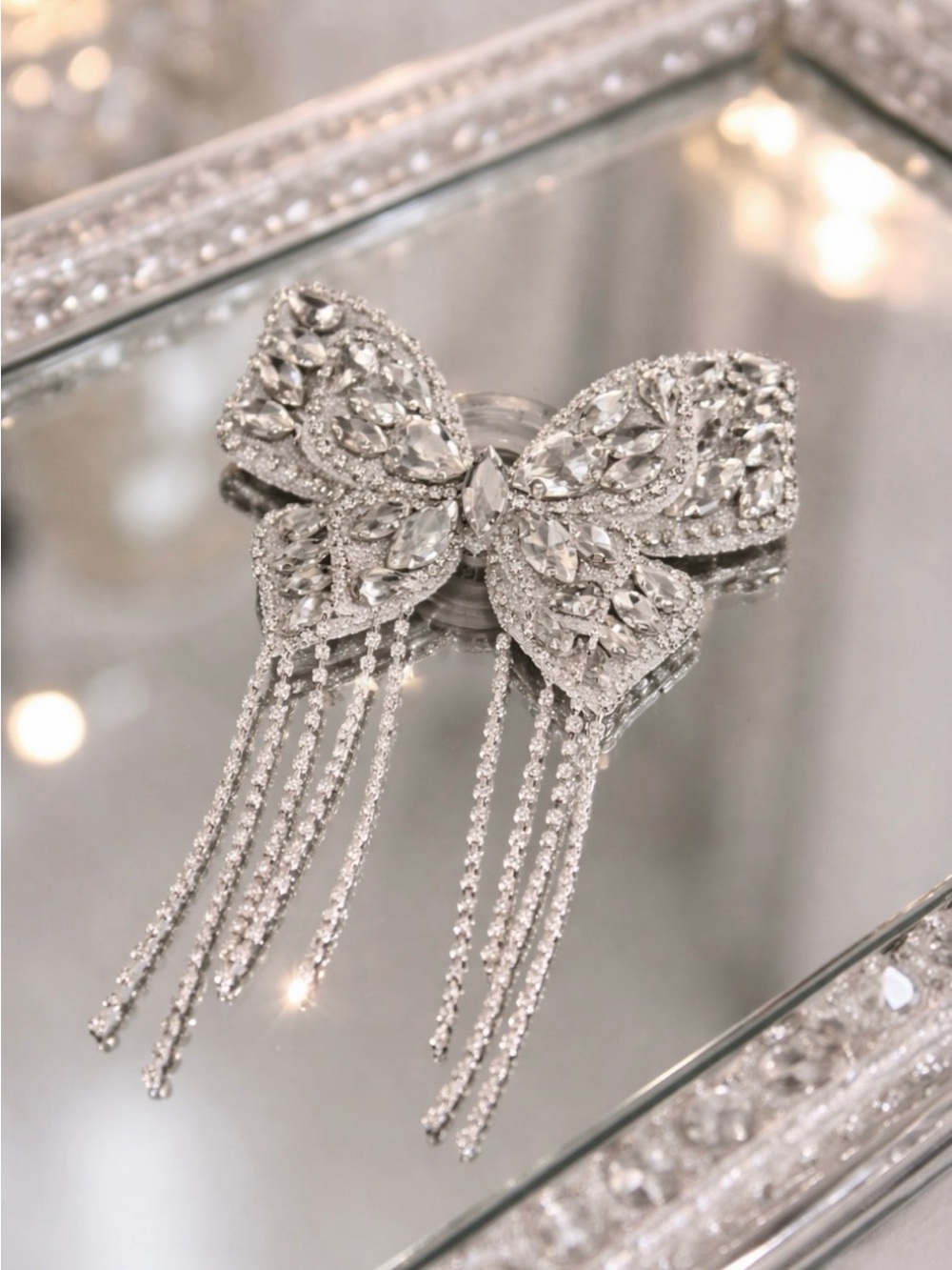 🦋 Crystal Embellished Pop Grip Butterfly Phone Holder 🦋